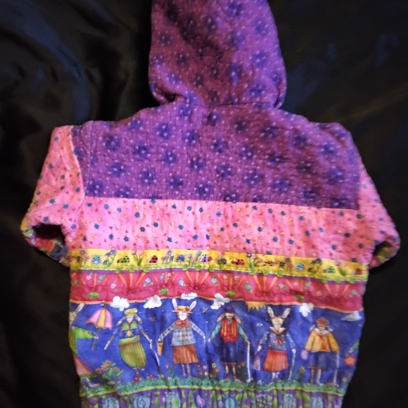 Multi colored Toddler girl winter coat. 4T - Picture 4 of 10